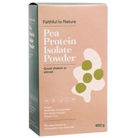 Faithful to Nature Pea Protein Isolate Powder